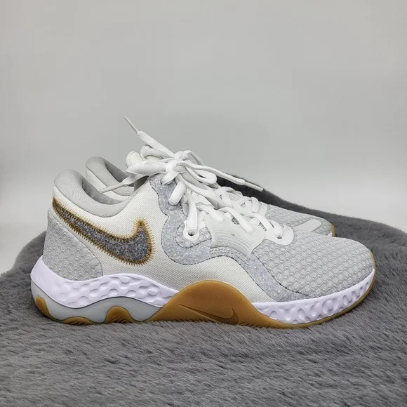 Nike Renew Elevate 2 Summit White Gum Men's Basketball Shoes - Picture 3 of 6